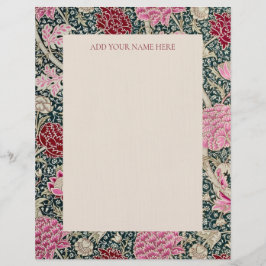 MEMBRETE LETTERHEAD : WILLIAM MORRIS : LOCO