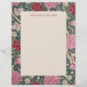 MEMBRETE LETTERHEAD : WILLIAM MORRIS : LOCO