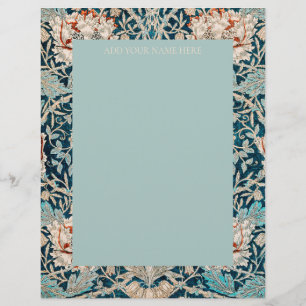 MEMBRETE LETTERHEAD : WILLIAM MORRIS : "TULIPS"