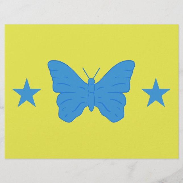 Membrete Letterhead with Flag of Bady Bassitt, Brazil (Anverso)