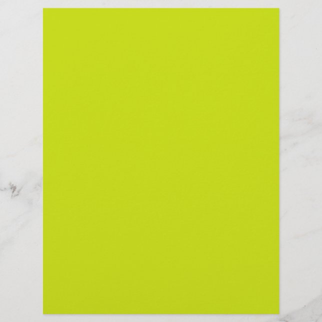 Membrete Limón amargo  (color sólido)  (Anverso)