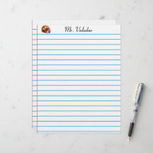 Líneas de membrete para la escuela