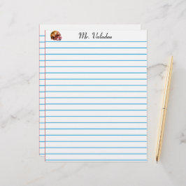 Membrete Líneas de membrete para la escuela