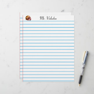 Membrete Líneas de membrete para la escuela