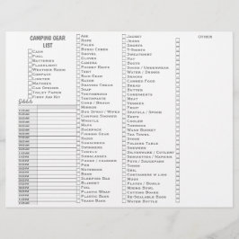 Membrete Lista de comprobación personalizada de los engrana