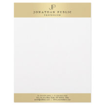 Llano moderno del falso monograma elegante