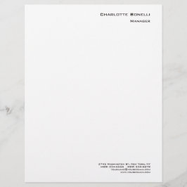 Membrete Llanura Minimalista profesional moderna