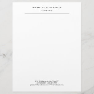 Membrete Llanura profesional moderna minimalista
