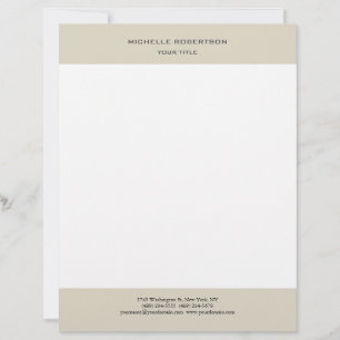 Membrete Llanura profesional moderna minimalista