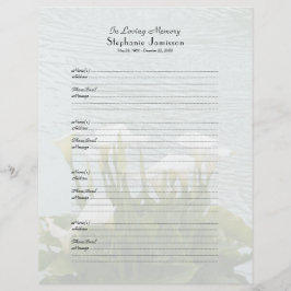 Membrete Llenador conmemorativo del libro Rótulo-En calas