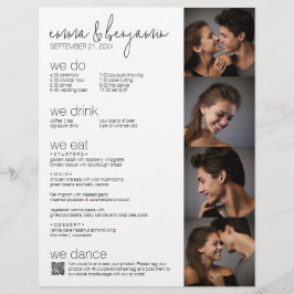 Membrete Lo Hacemos - Todo En Un BW - QR - 5 Menú Boda de f