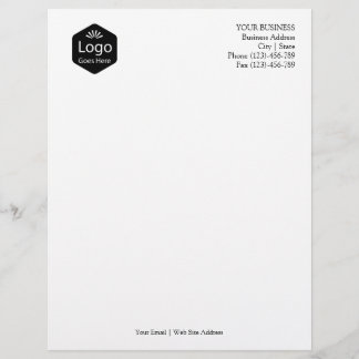 Membrete Logotipo comercial promocional personalizado