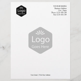 Membrete Logotipo comercial promocional personalizado
