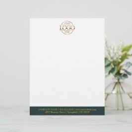 Membrete Logotipo de Branding de Empresa Personalizada Mode