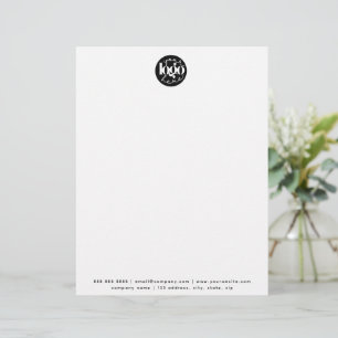 Membrete Logotipo personalizado profesional minimalista de