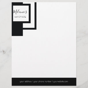 Membrete Logotipo Profesional - Arquitectura Monocroma