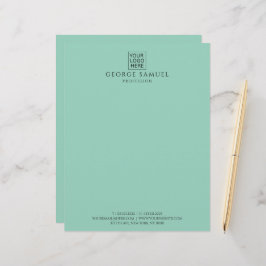 Membrete Logotipo y texto Minimalista simple