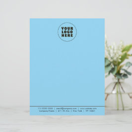 Membrete Logotipo y texto Minimalista simple