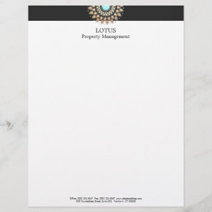 Membrete Lotus Letterhead