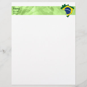 Membrete Mapa de Brasil