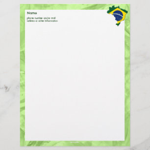 Membrete Mapa de Brasil