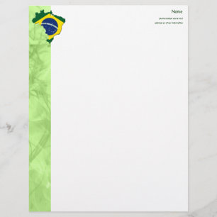 Membrete Mapa de Brasil