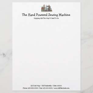 Membrete Máquina de coser manual
