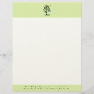 Membrete Marca personalizada de vivero Greenleaf