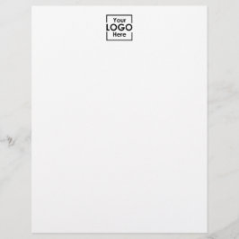 Membrete Marca simple personalizada de Personalizado de log