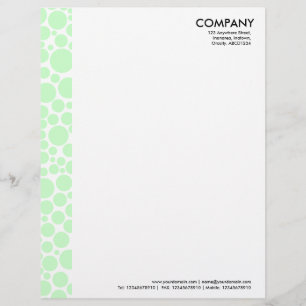 Membrete Margen esporádico - Verde pálido