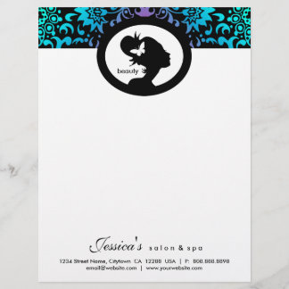 Membrete Mariposa mariposa Salon Spa Mujer