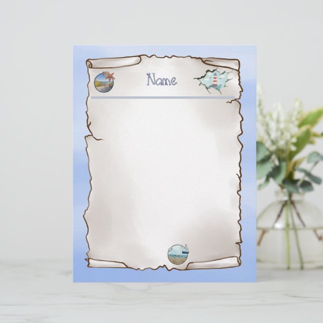 Membrete Maritim  notizblock (Anverso de pie)