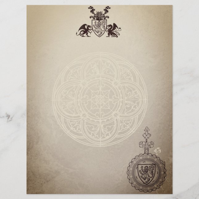 Membrete Medieval (Anverso)