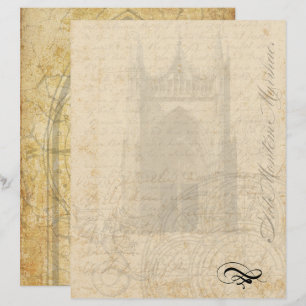Membrete Medieval Letterhead - Palimpsesto