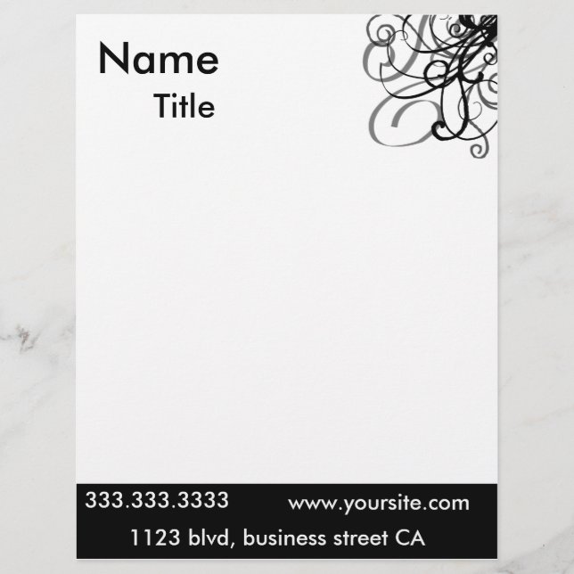 Membrete membrete elegante (Anverso)