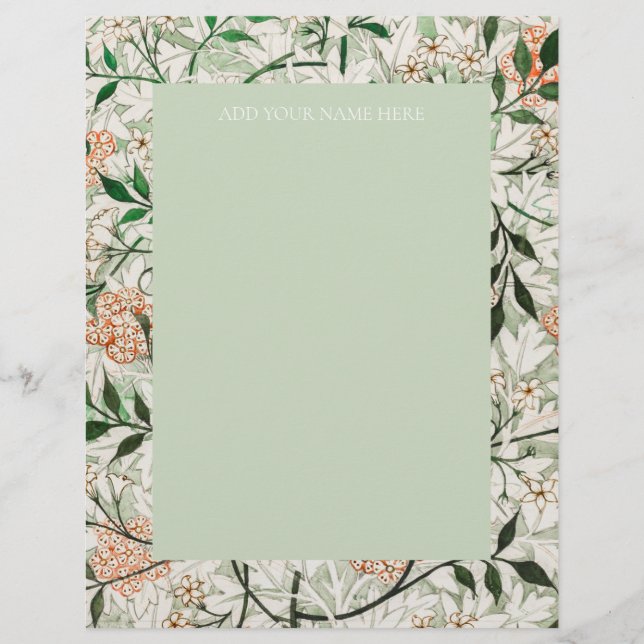 MEMBRETE   MEMBRETE: WILLIAM MORRIS : "JASMINE" (Anverso)