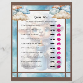 Membrete Mi Cordero Pequeño_ Adivina quién