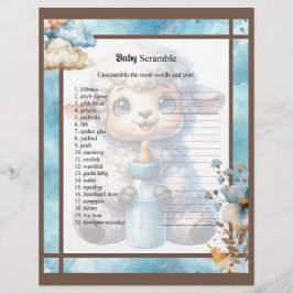 Membrete Mi Cordero Pequeño_ Bebé