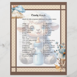 Membrete Mi pequeño fósforo de cordero