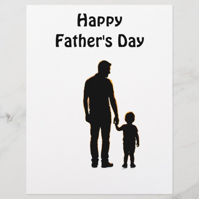 Membrete Mi Primer Héroe – Tarjeta del Día del Padre (Anverso)