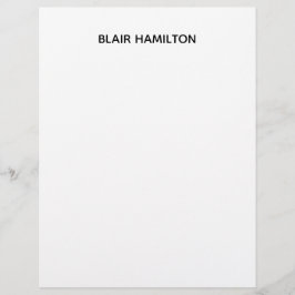 Membrete Minimalista