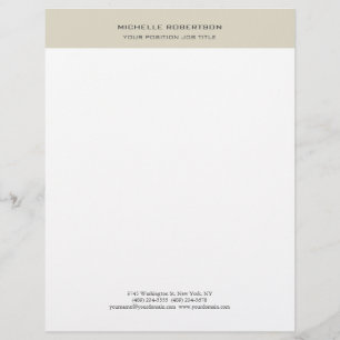 Membrete Minimalista moderno simple