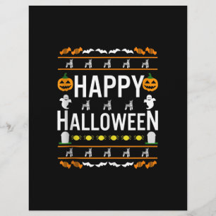 Membrete Ministra Schnauzer Halloween Lazy Ugly Costume