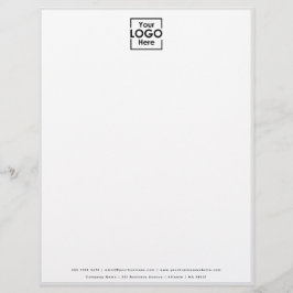 Membrete Moda moderna Logo de negocios personalizado Gris b
