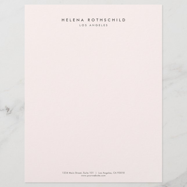 Membrete Modern Minimalist Professional Business (Anverso)