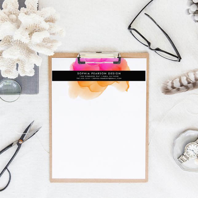 Membrete Modern Watercolor Logo (Subido por el creador)