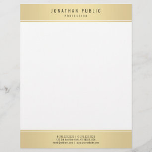 Membrete Moderna y elegante plantilla de glamur blanco eleg