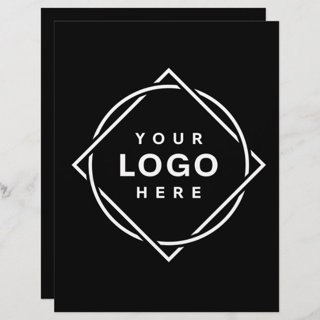 Membrete Moderno, Minimalista, elegante y Personalizable (Anverso / Reverso)