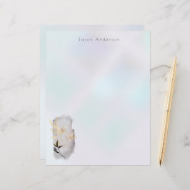 Membrete Monograma de oro de lujo