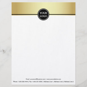 Membrete Monograma de Personalizado estacional moderno negr